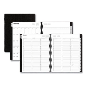 Blue Sky® Aligned Weekly-monthly Appointment Planner, 11 X 8.25, Black Cover, 12-month (jan To Dec): 2022 freeshipping - TVN Wholesale